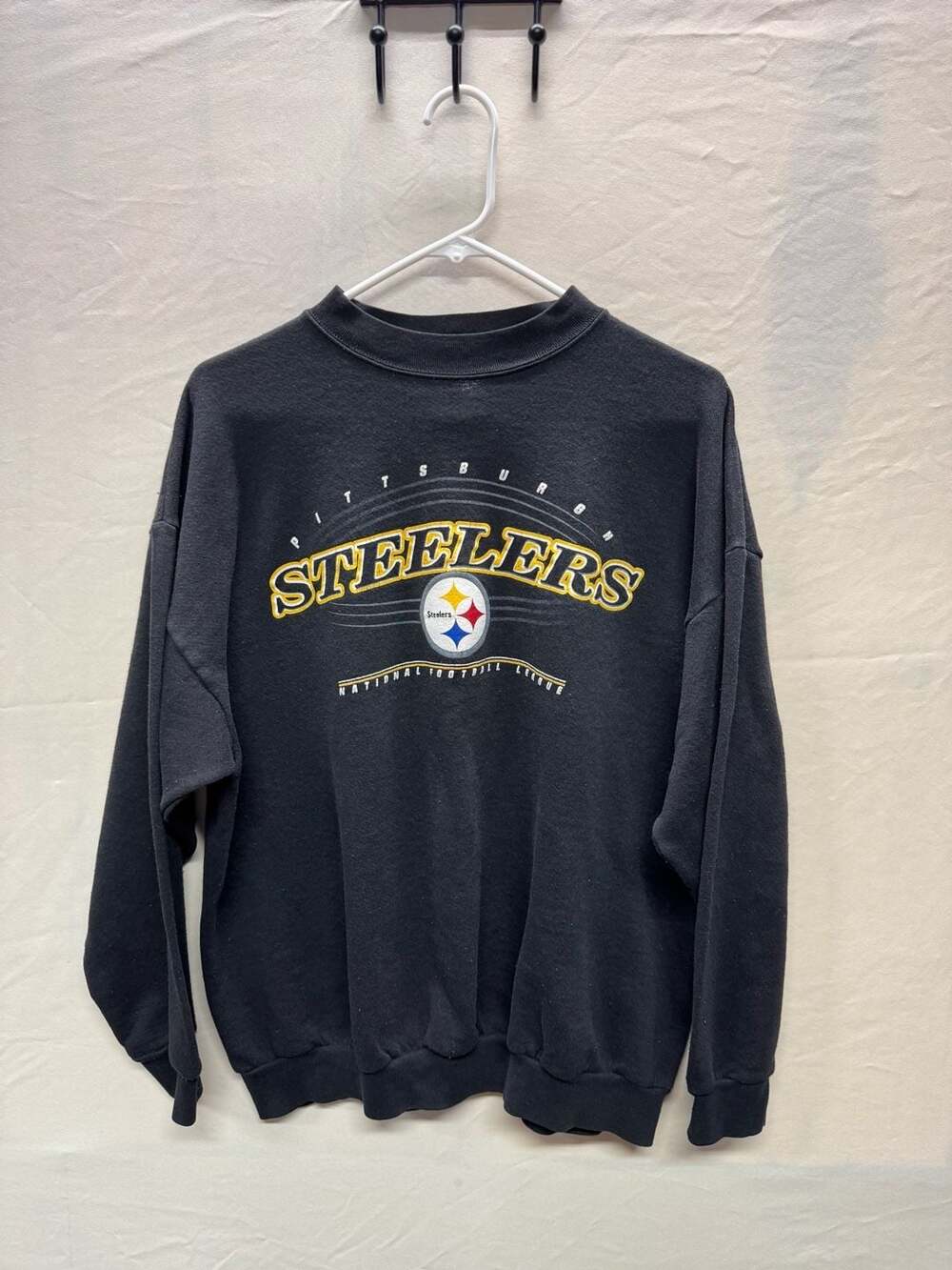 Vintage 90s Logo Athletic Pittsburgh Steelers NFL Crewneck Sweatshirt XL